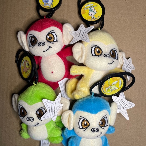 Neopets Mynci Bundle Plushies + Trading Cards 2005 - Picture 3 of 7